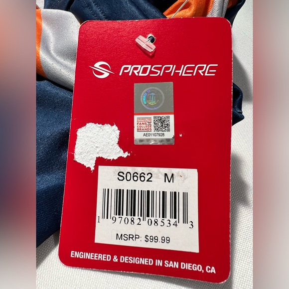 ProSphere‎ Men's UTEP Miners #1 Navy Sublimated Football Jersey size medium - Picture 9 of 12